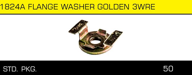 1824A FLANGE WASHER GOLDEN 3WRE